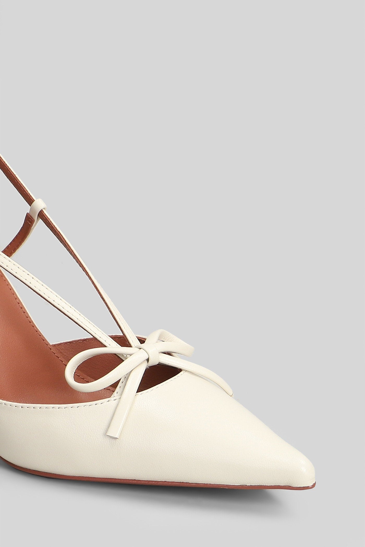 Audrey Pump 80 Pumps Beige Leather Scarpe