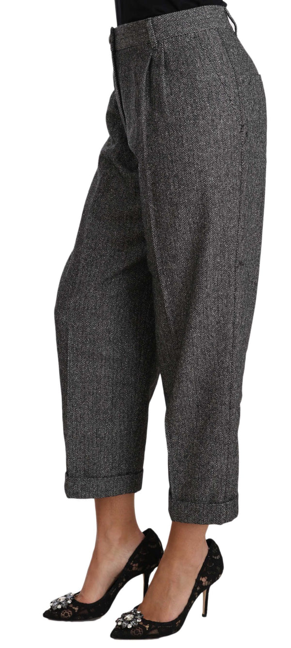 Dolce & Gabbana 50% Wool 30% Polyester 20% Cotton trousers in gray