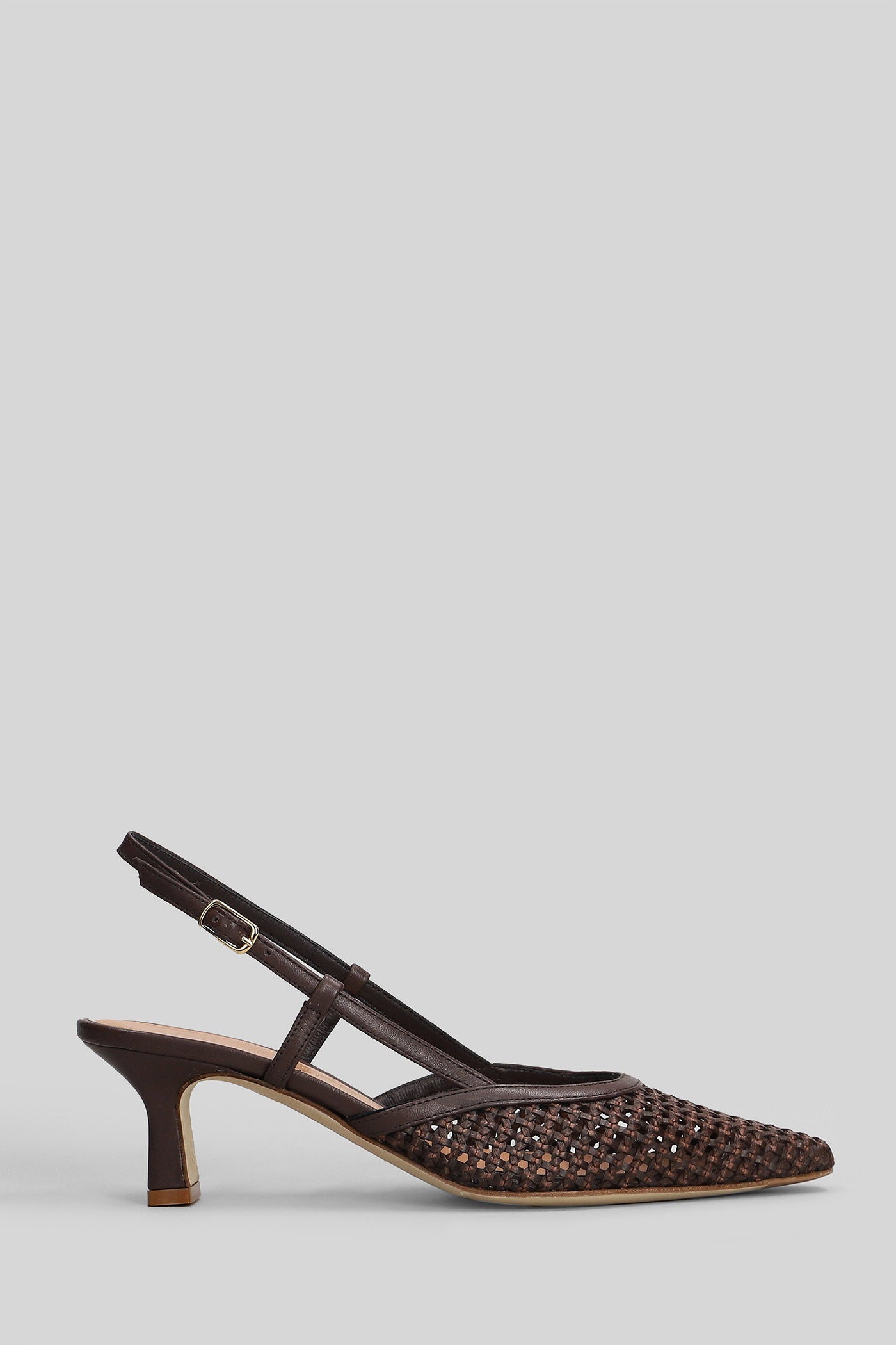 Pumps Dark Brown Leather Scarpe