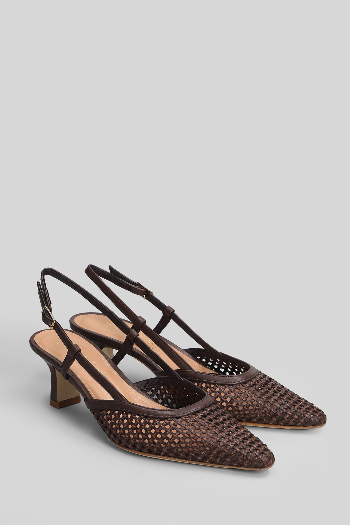 Pumps Dark Brown Leather Scarpe