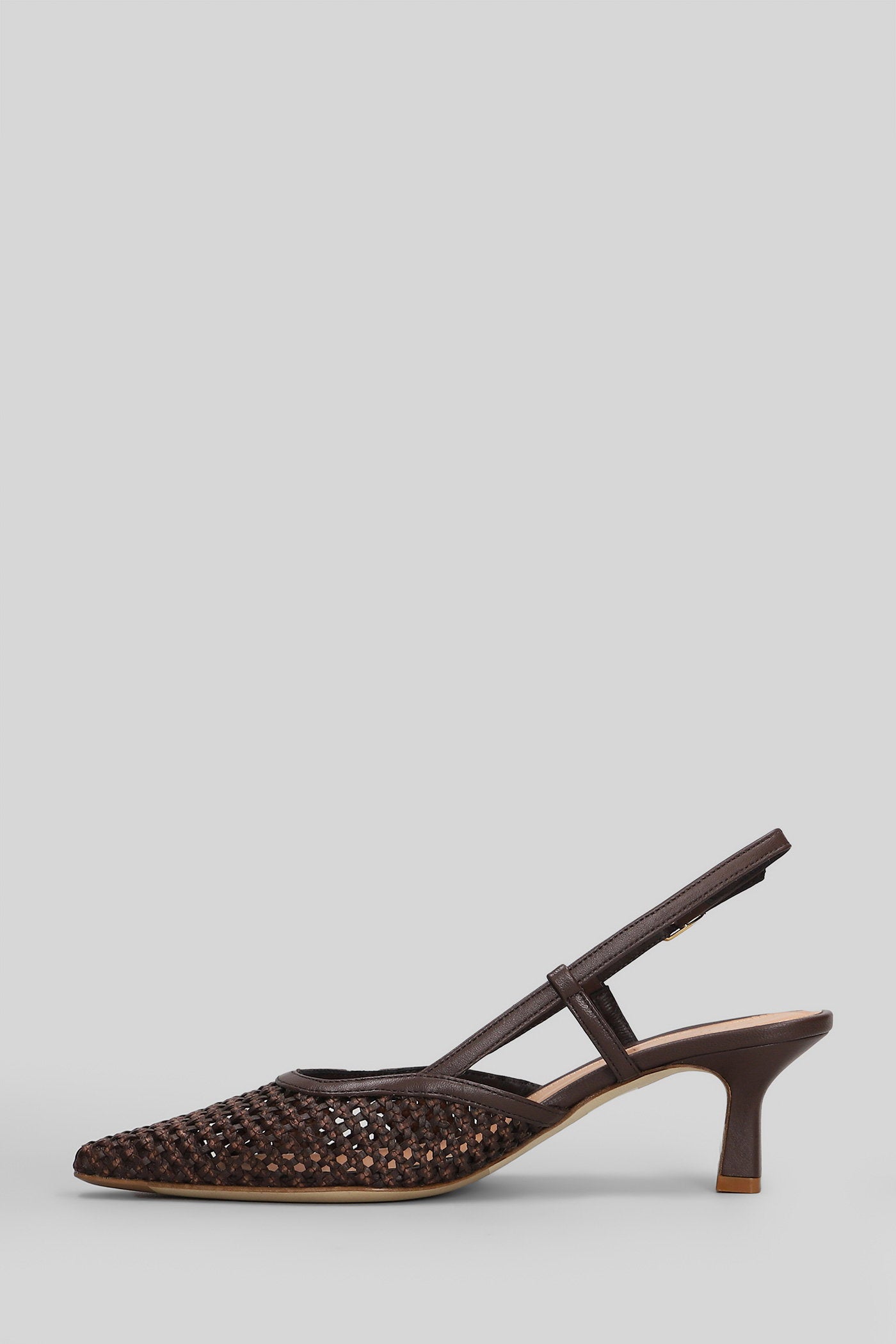Pumps Dark Brown Leather Scarpe