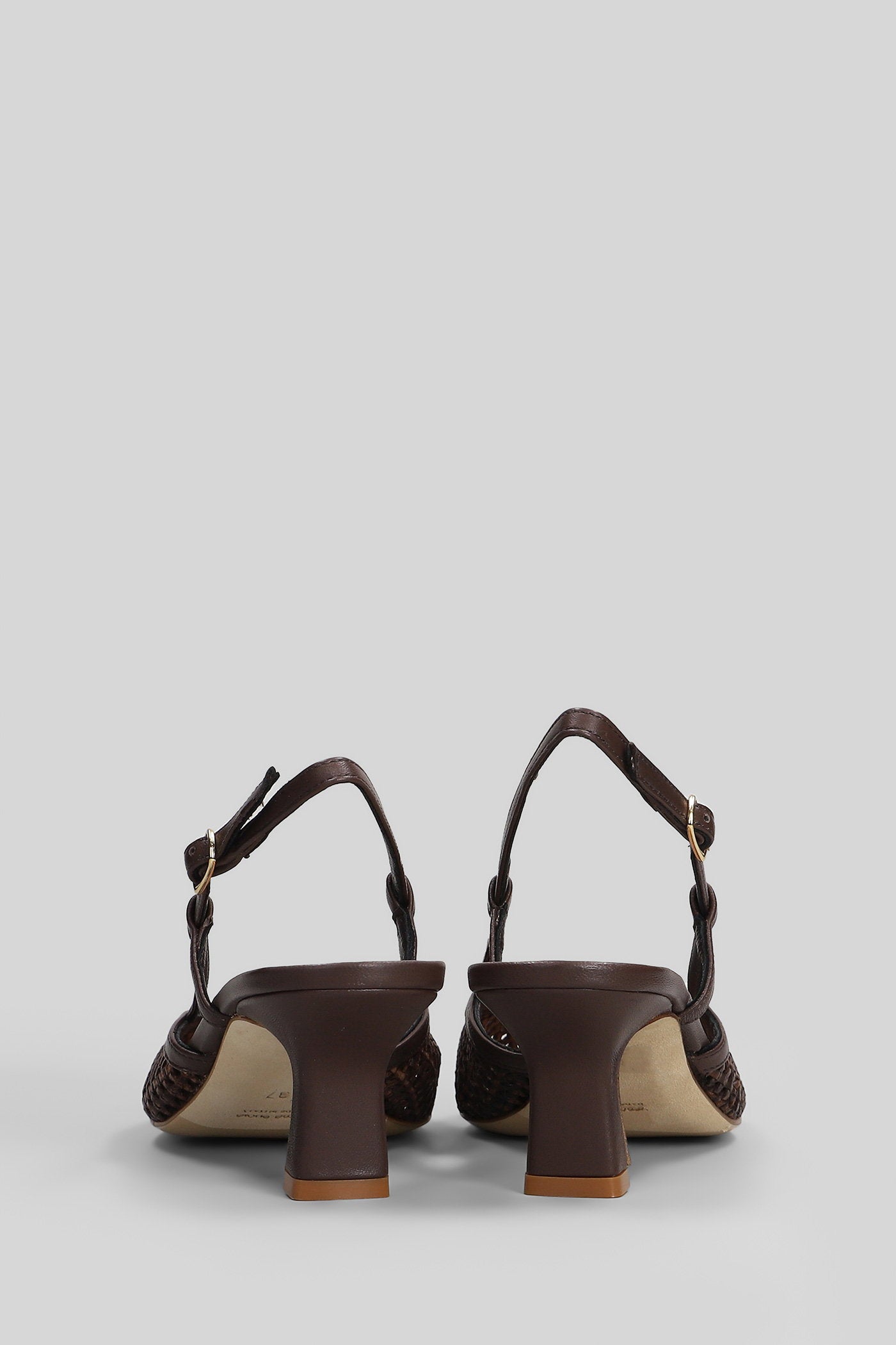 Pumps Dark Brown Leather Scarpe