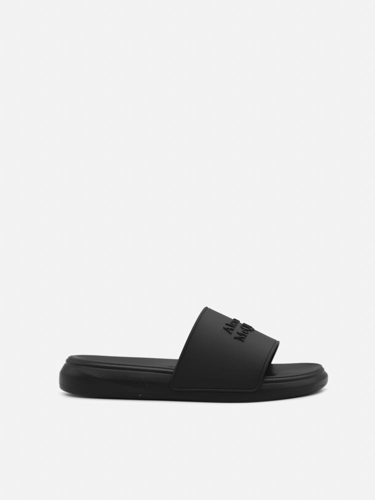 Alexander Mcqueen Sandals Black Rubber
