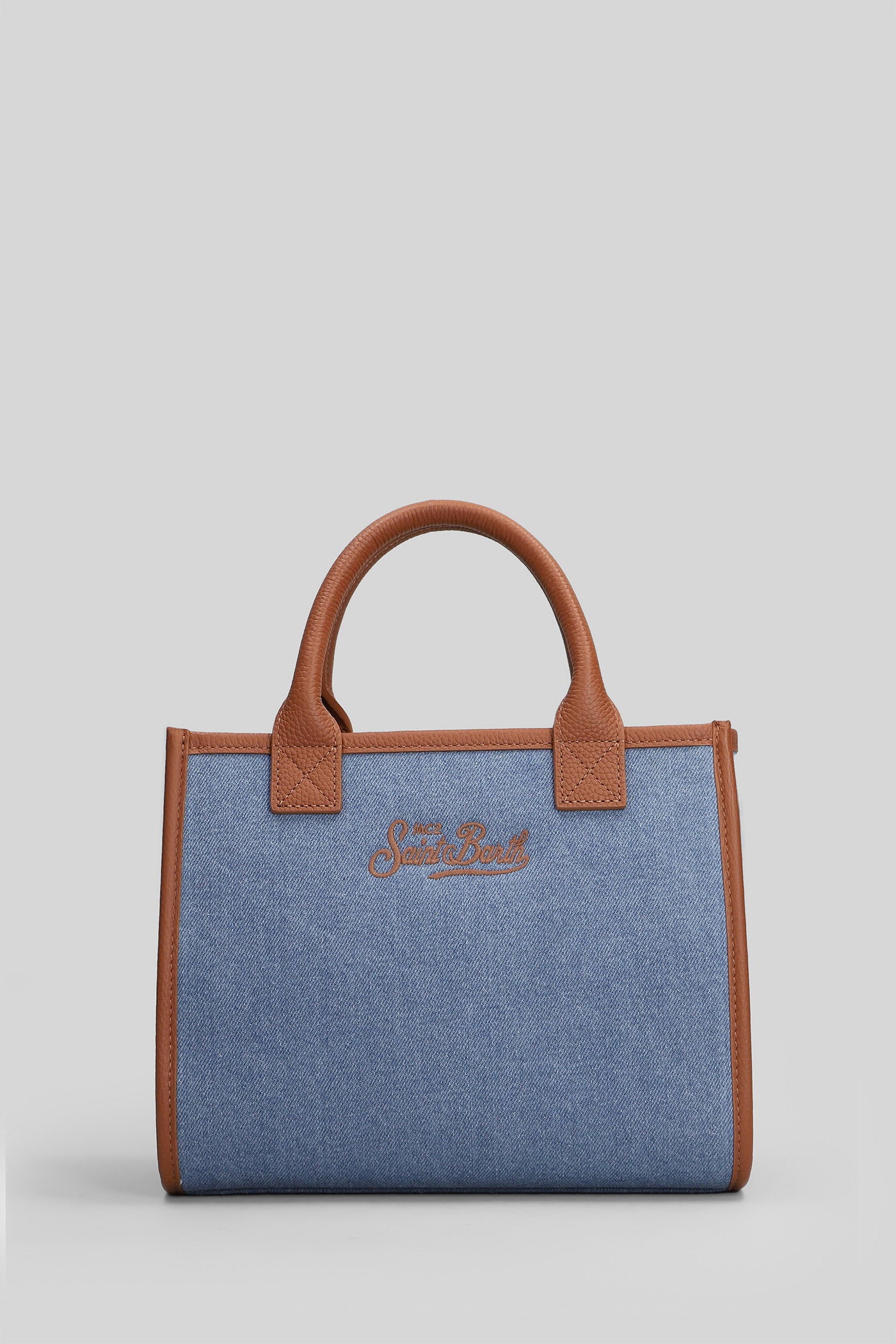 Vaniti Bag Midi Shoulder Blue Denim Borse