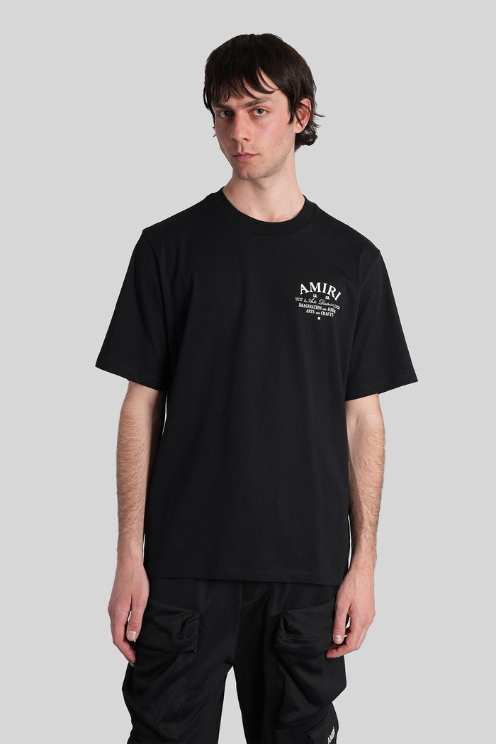 T-Shirt Black Cotton Abbigliamento