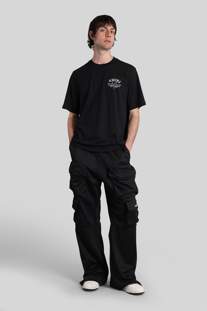 T-Shirt Black Cotton Abbigliamento