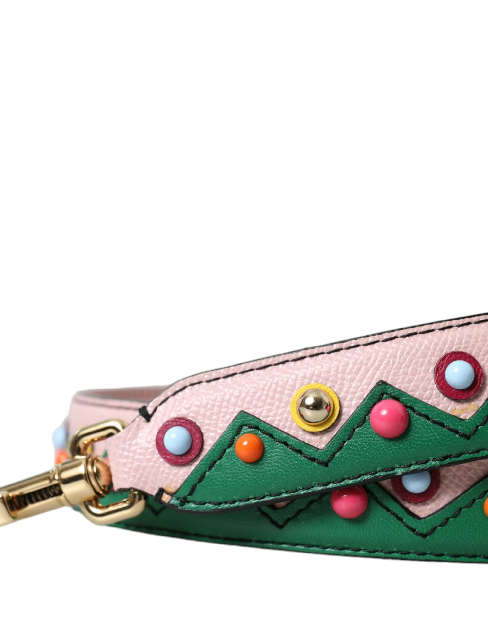 Pink Leather Handbag Accessory Shoulder Strap Goat Lamb Bag