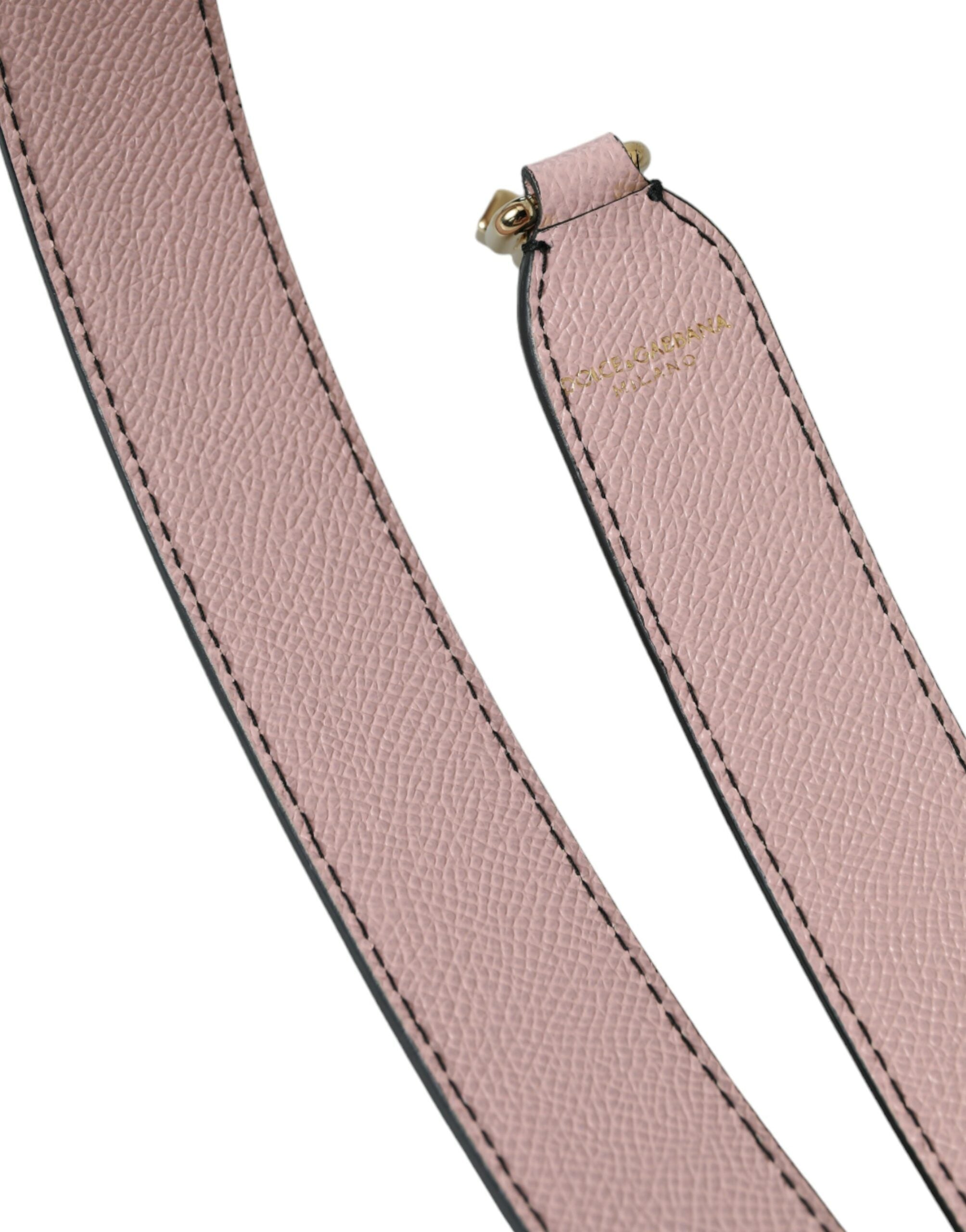 Pink Leather Handbag Accessory Shoulder Strap Goat Lamb Bag