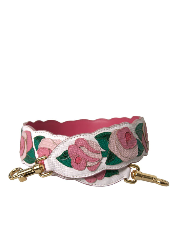 Dolce & Gabbana 95% Calf Leather shoulder bag strap in white