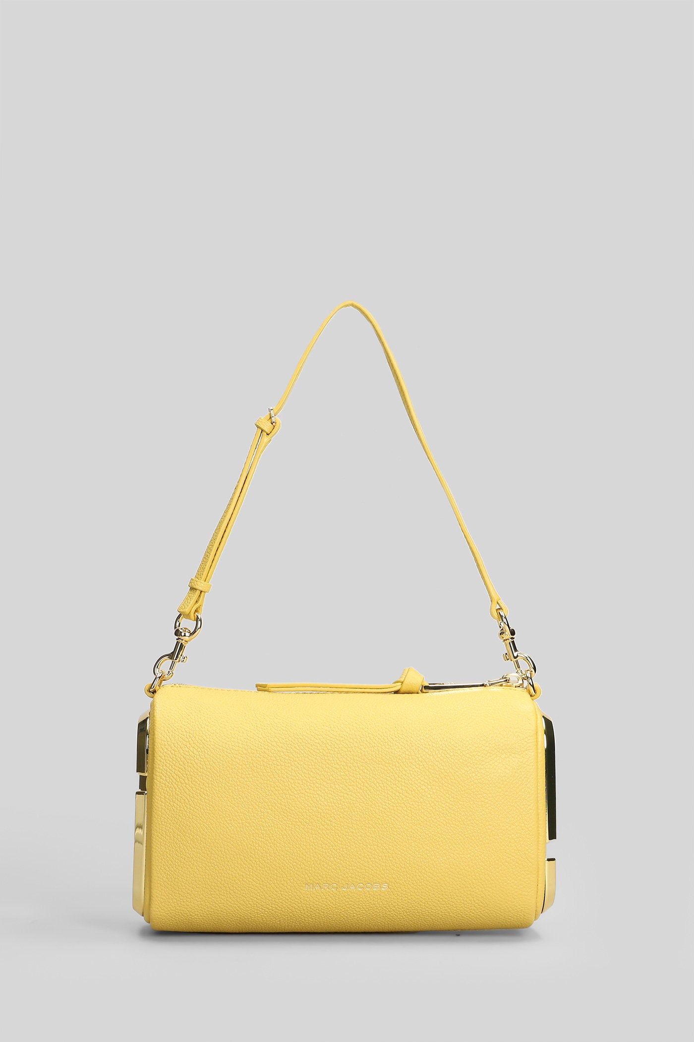 The Snapshot Shoulder Bag Yellow Leather Borse