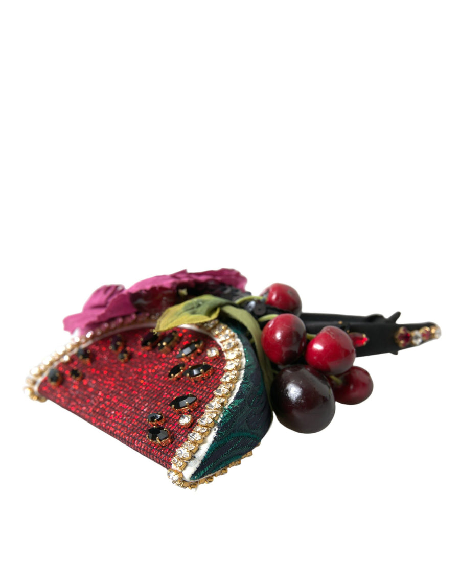 Dolce & Gabbana 80% Silk hairband in multicolor