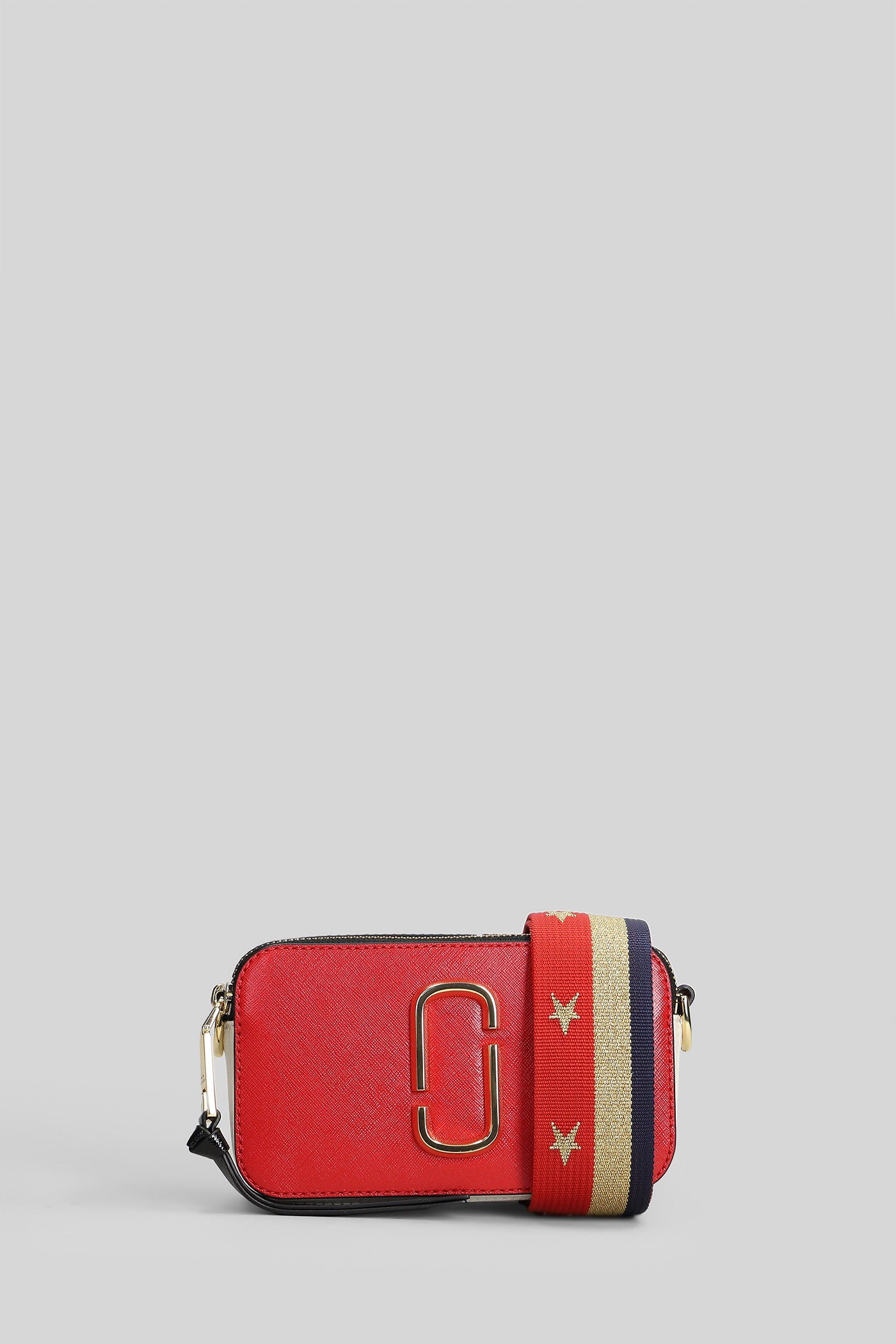 The Snapshot Shoulder Bag Red Leather Borse
