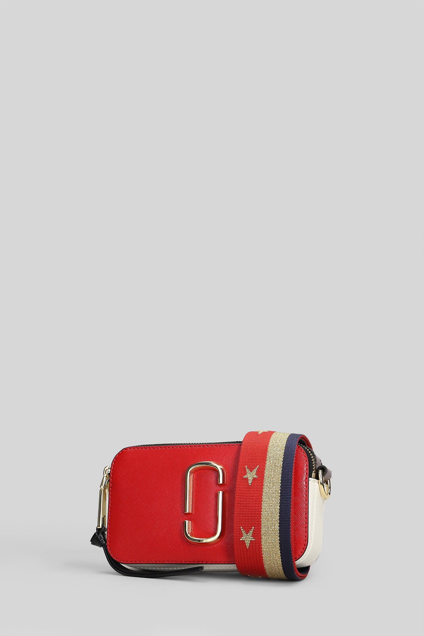 The Snapshot Shoulder Bag Red Leather Borse