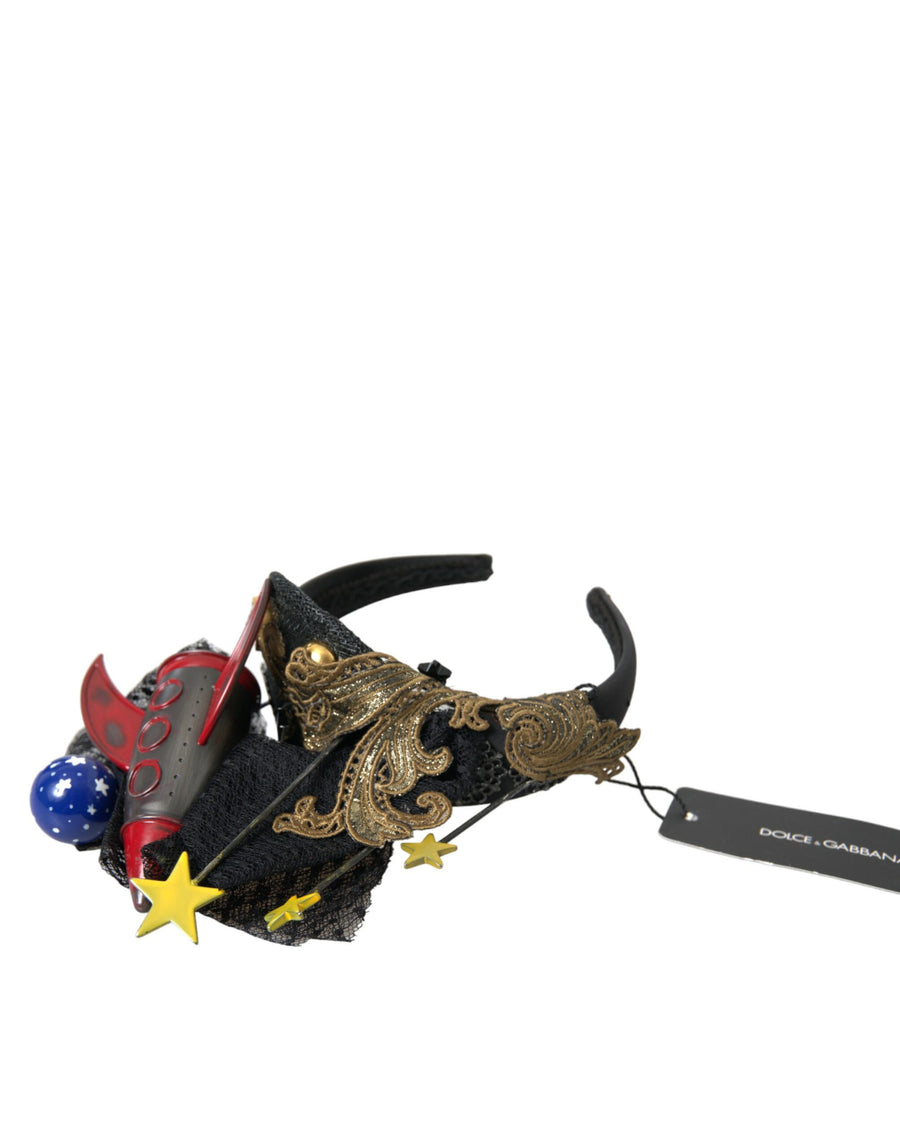 Dolce & Gabbana 10% AB headband in black