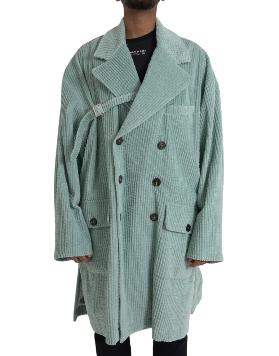 Dolce & Gabbana 100% Cotton coat in blue