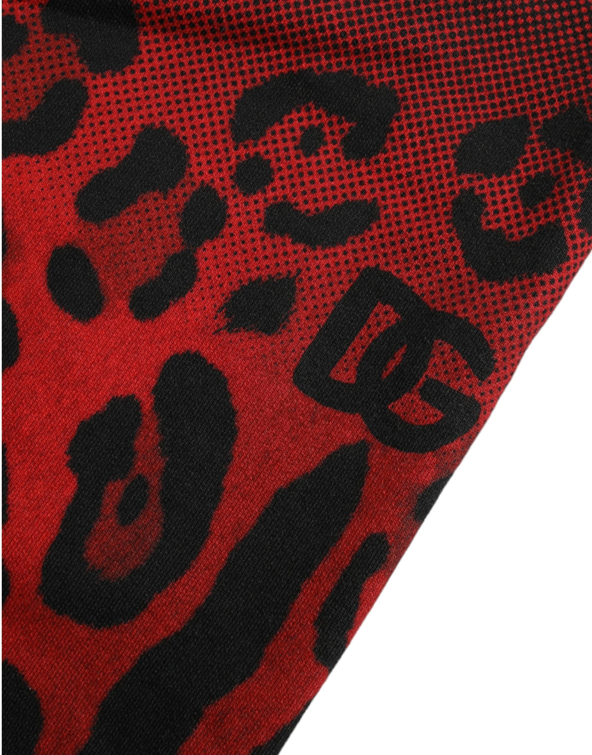 Dolce & Gabbana 100% Cotton bermuda shorts in red — view 7