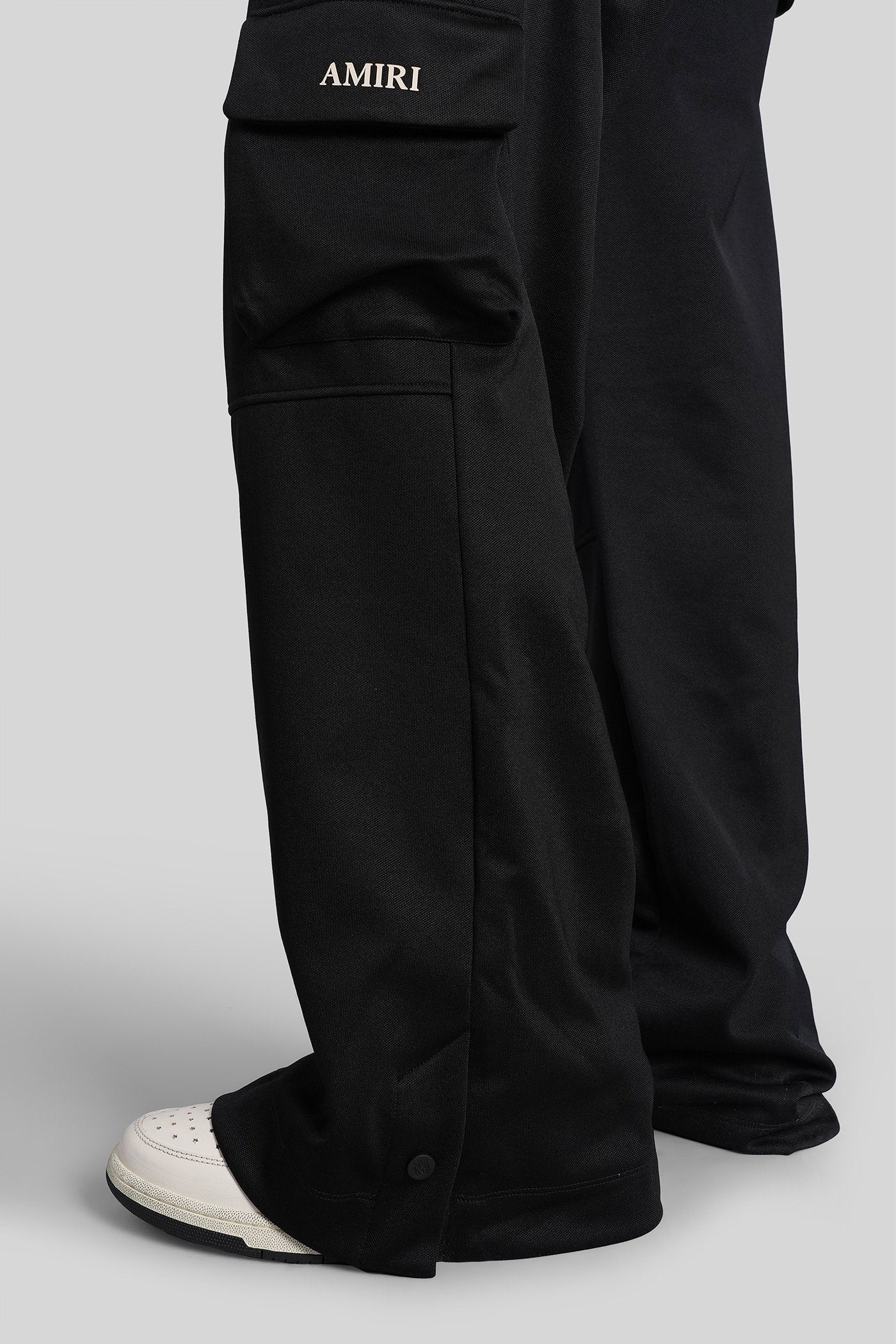 Pants Black Polyester Abbigliamento