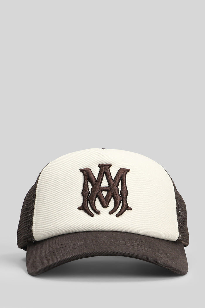 Hats Brown Cotton Accessori