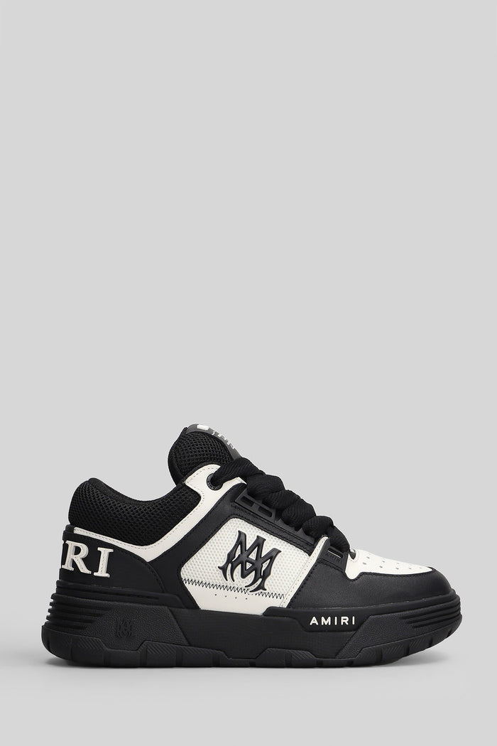 Patch Ma-1 Sneakers Black Leather Scarpe