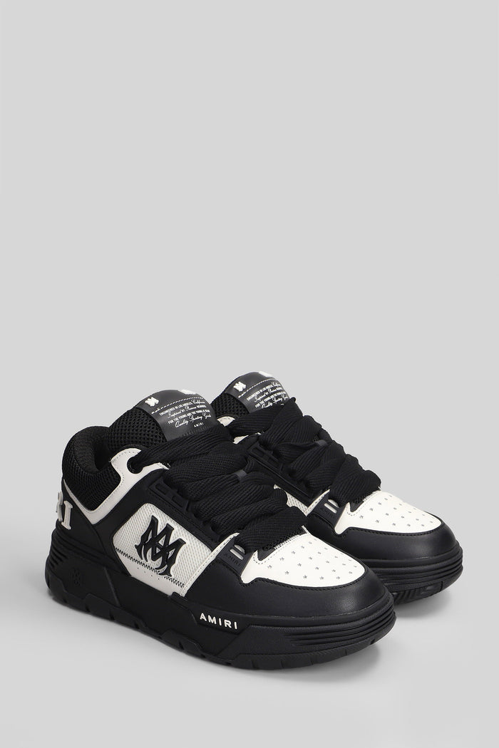 Patch Ma-1 Sneakers Black Leather Scarpe