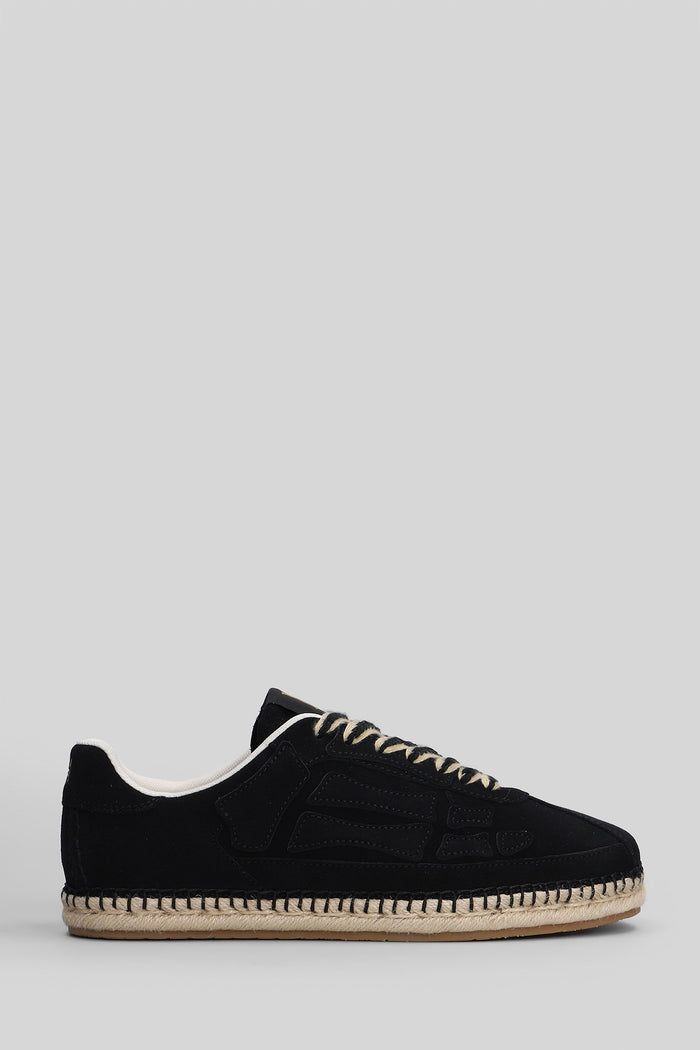 Espadrille Pacific B Sneakers Black Suede Scarpe