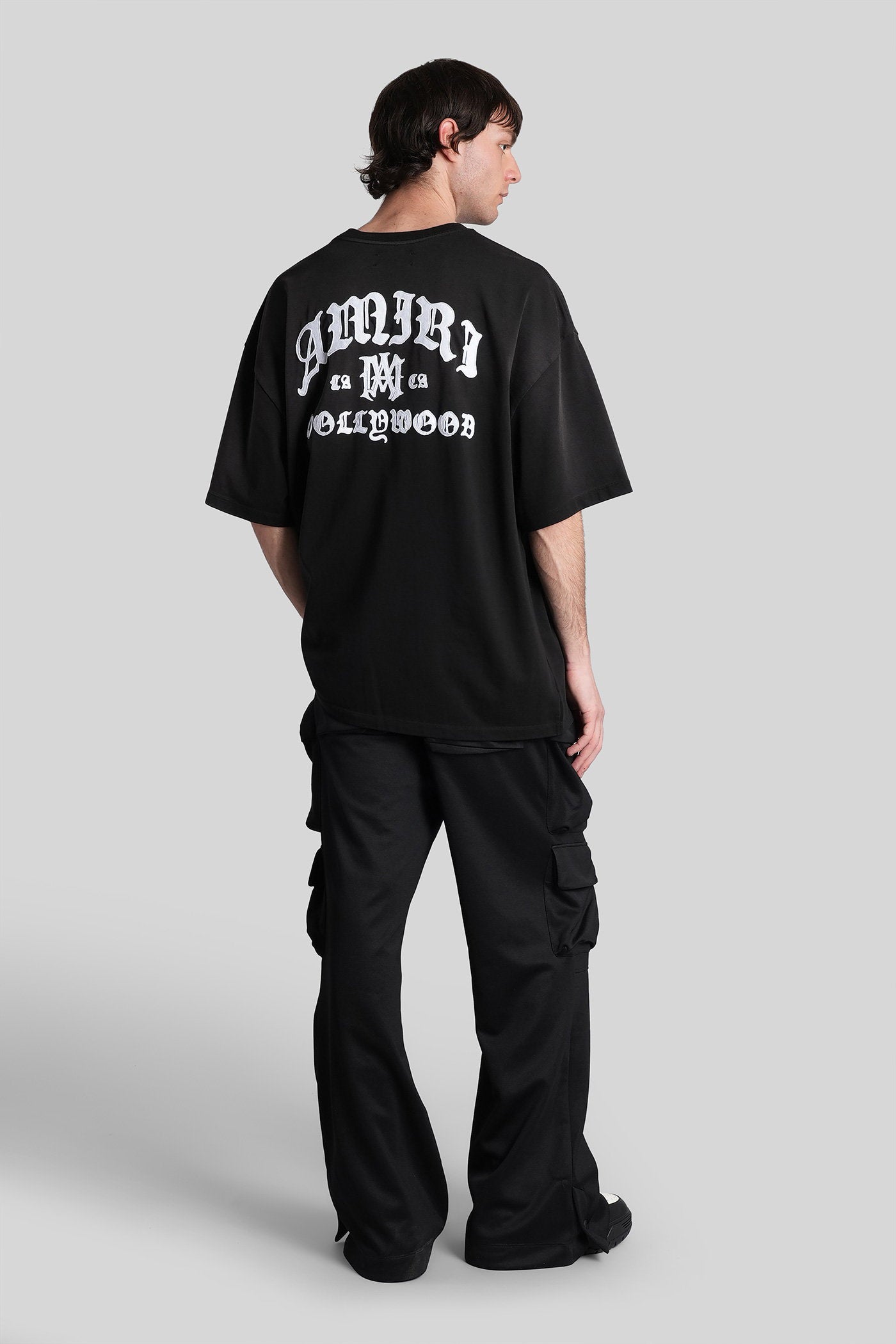 T-Shirt Black Cotton Abbigliamento