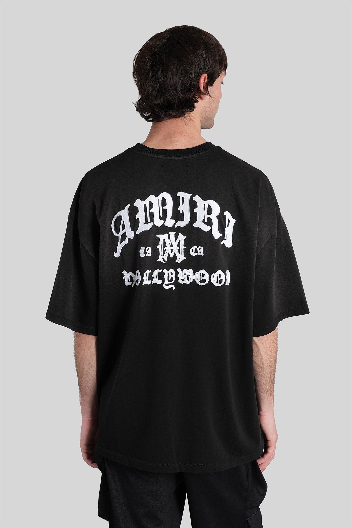 T-Shirt Black Cotton Abbigliamento