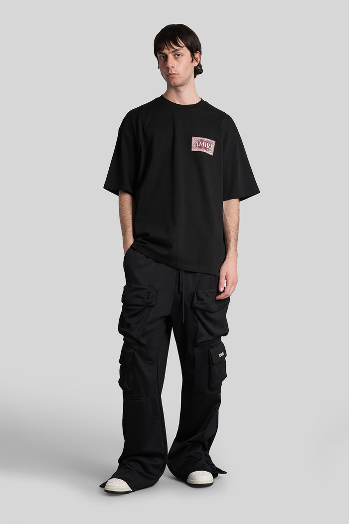 T-Shirt Black Cotton Abbigliamento
