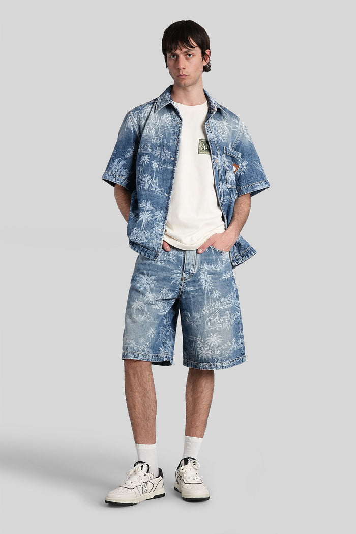Shirt Blue Denim Abbigliamento