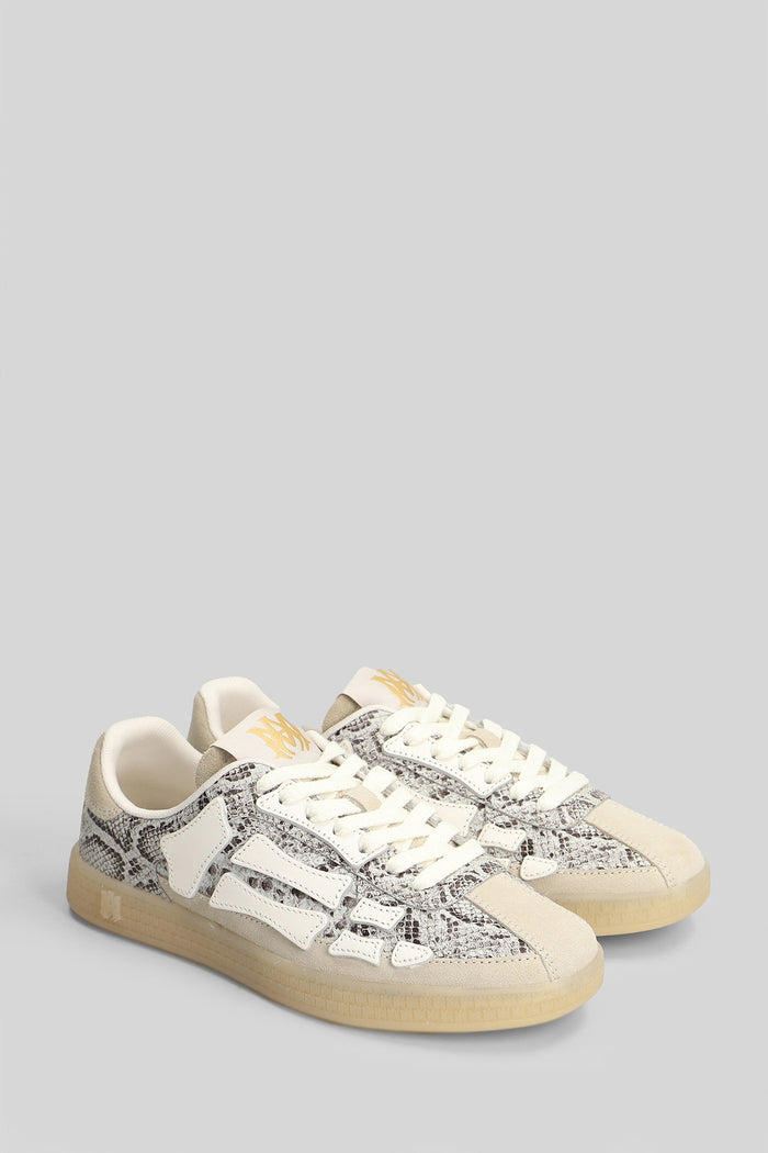 Snake Pacific Bones Sneakers Beige Leather Scarpe