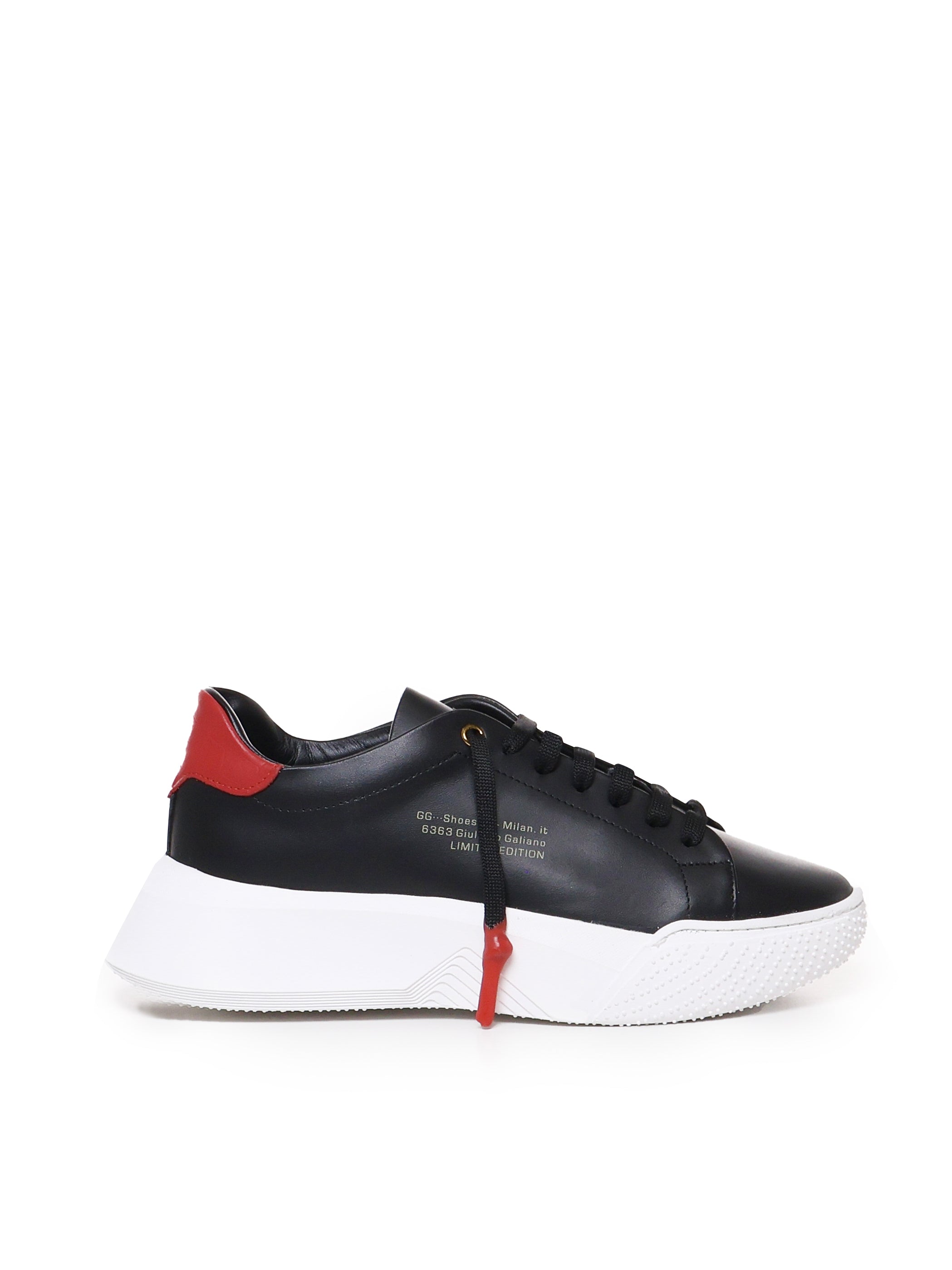 Giuliano Galiano Sneakers Black Calfskin