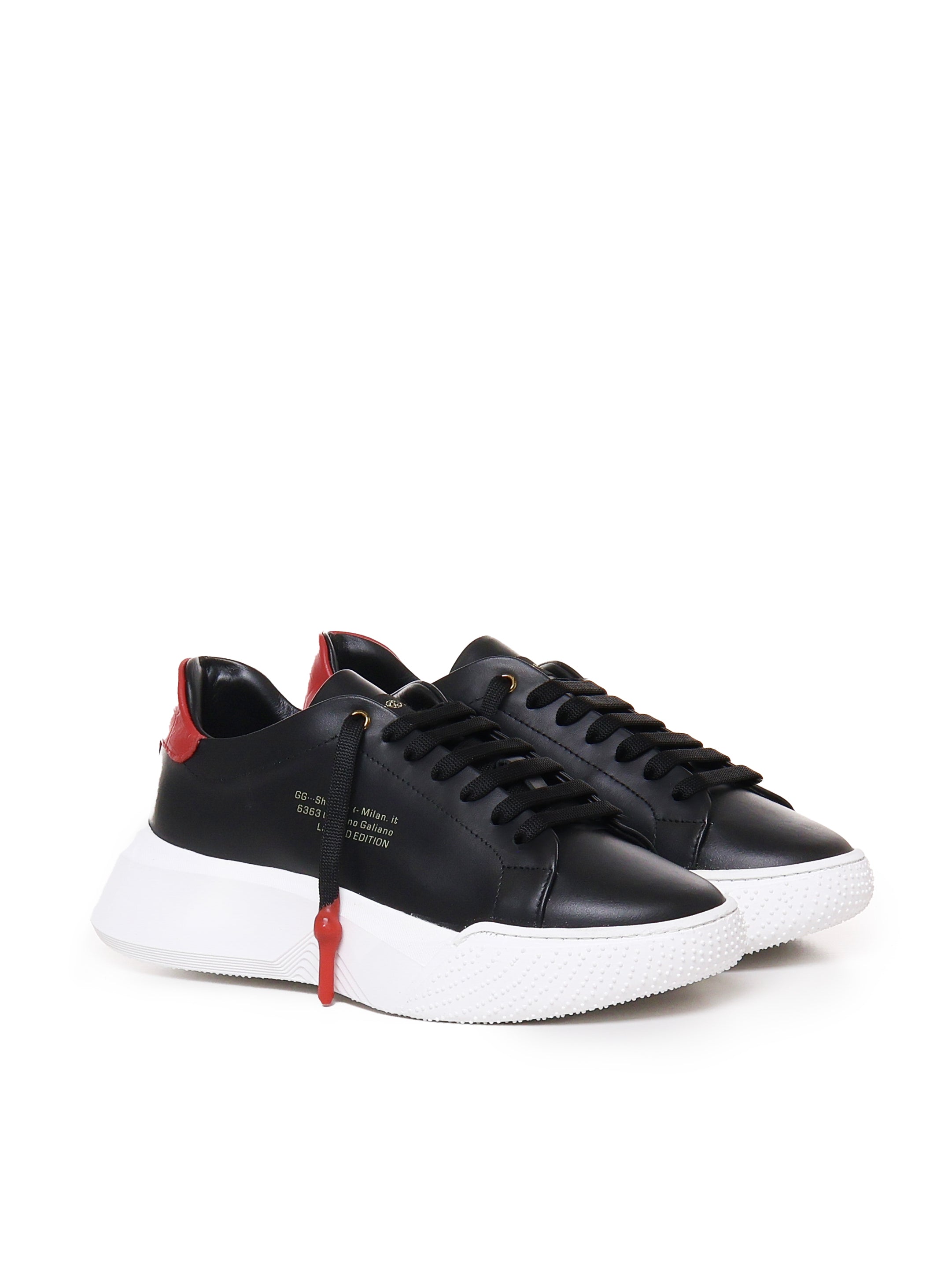 Giuliano Galiano Sneakers Black Calfskin