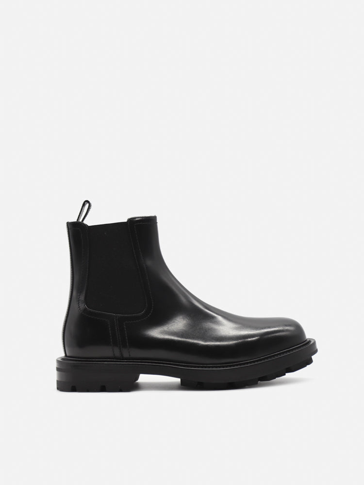 Alexander Mcqueen Boots Black Leather