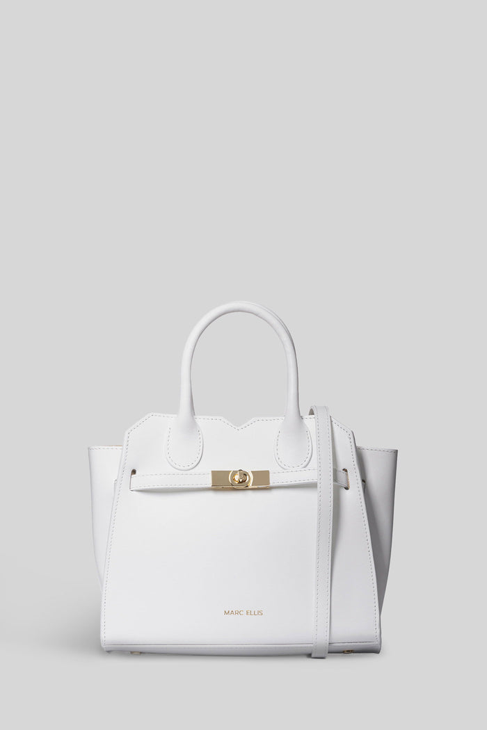 Antilia S Bx Shoulder Bag White Faux Leather Borse