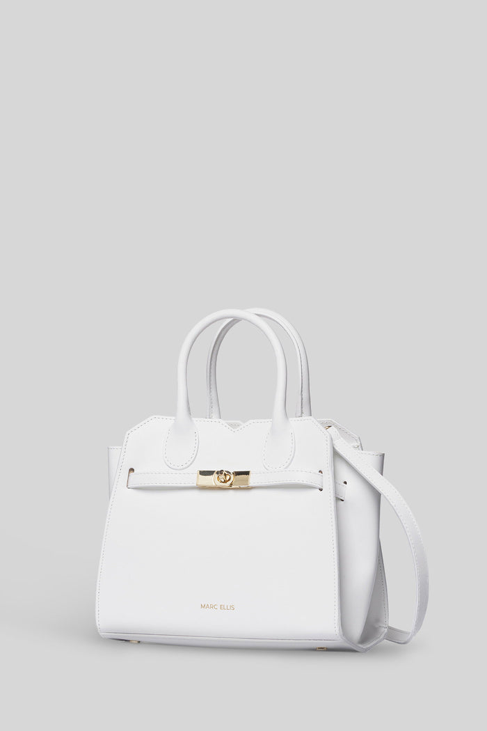 Antilia S Bx Shoulder Bag White Faux Leather Borse