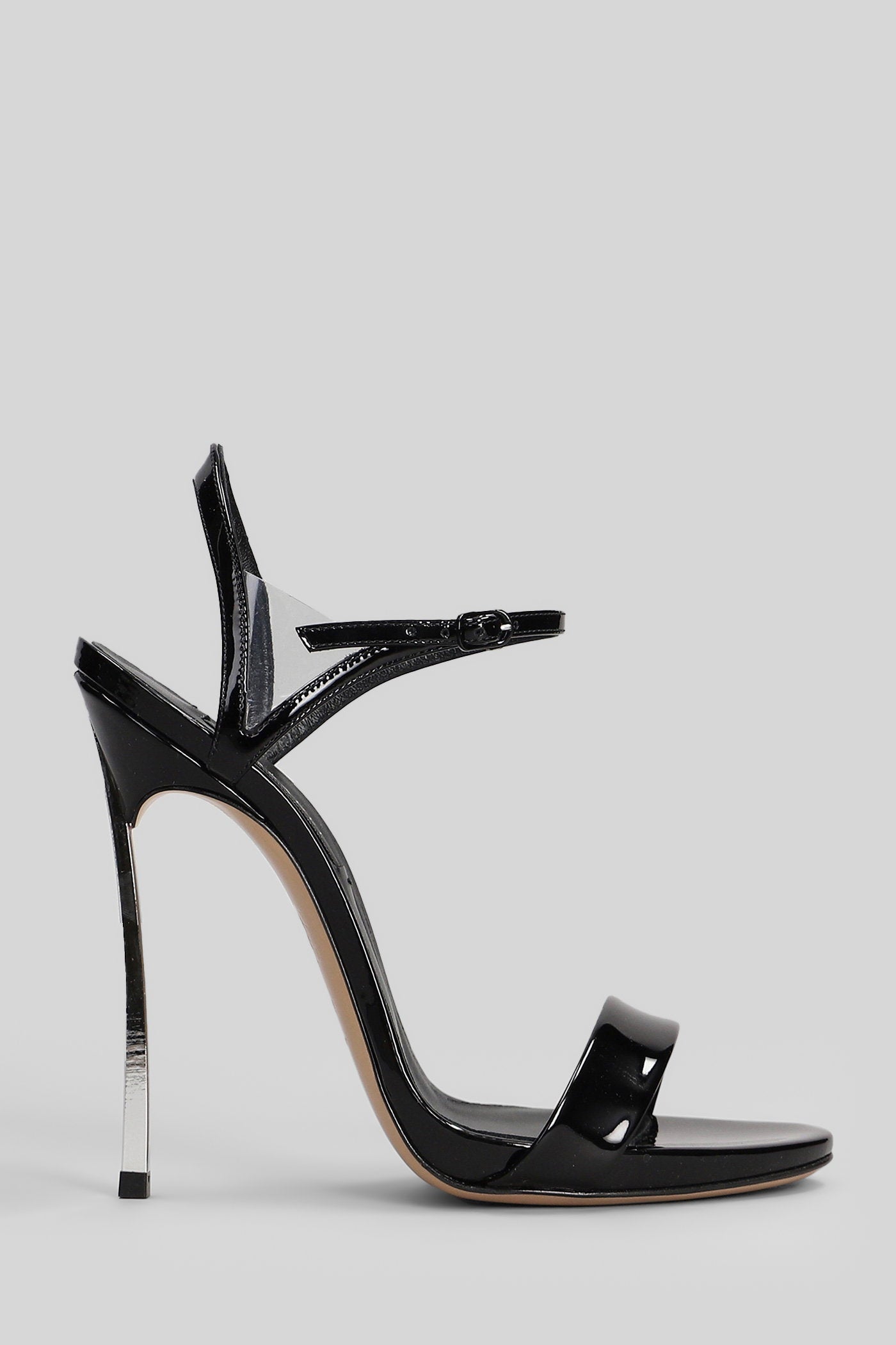 Blade V Celebrity Sandals Black Patent Leather Scarpe
