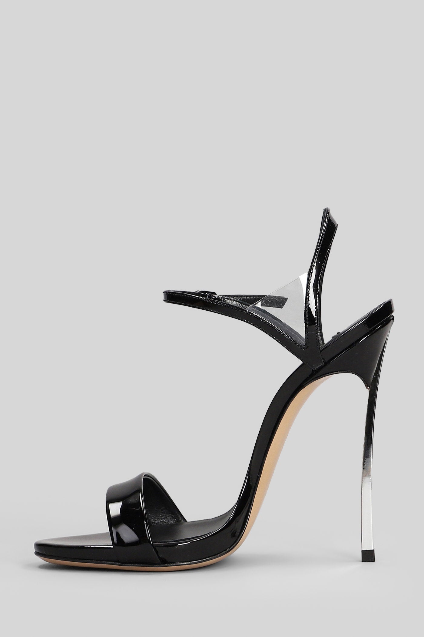 Blade V Celebrity Sandals Black Patent Leather Scarpe