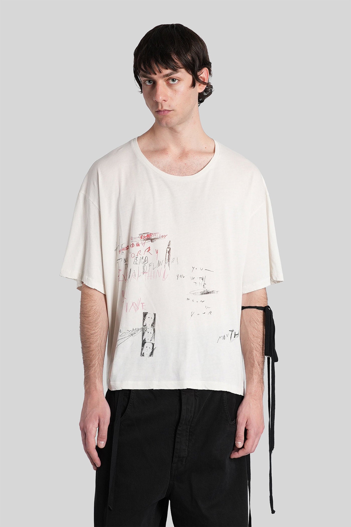 Lu T-Shirt Beige Cotton Abbigliamento