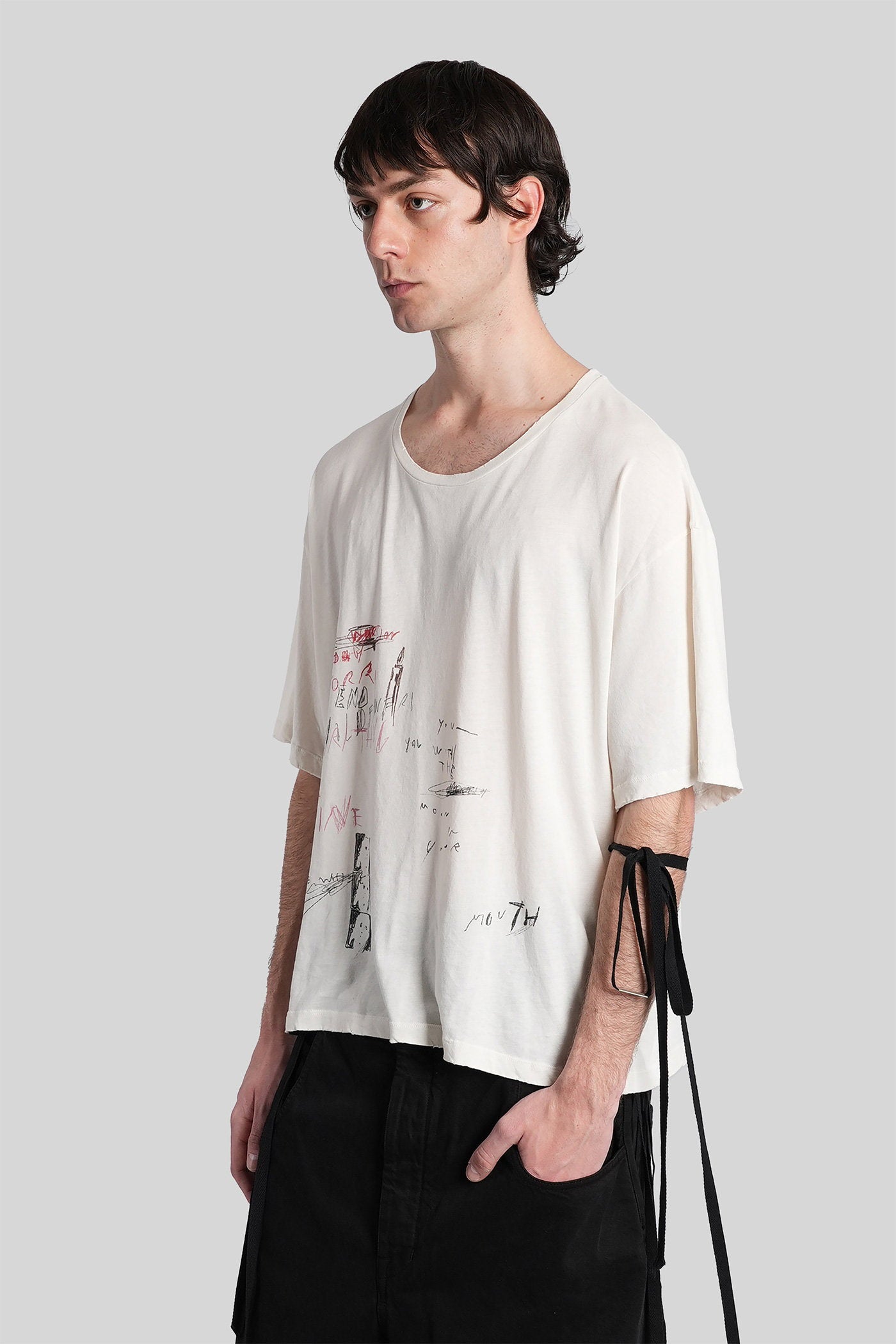 Lu T-Shirt Beige Cotton Abbigliamento