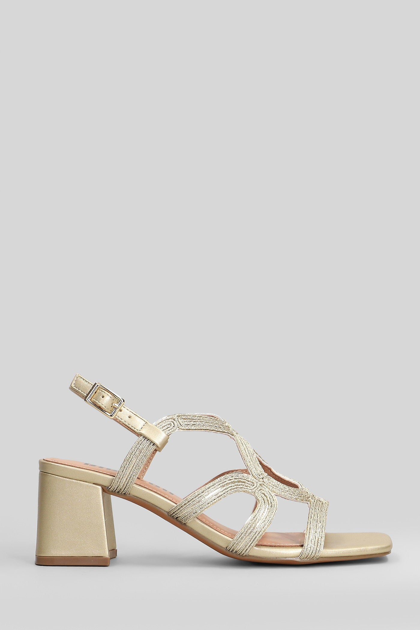 Meli Sandals Gold Leather Scarpe