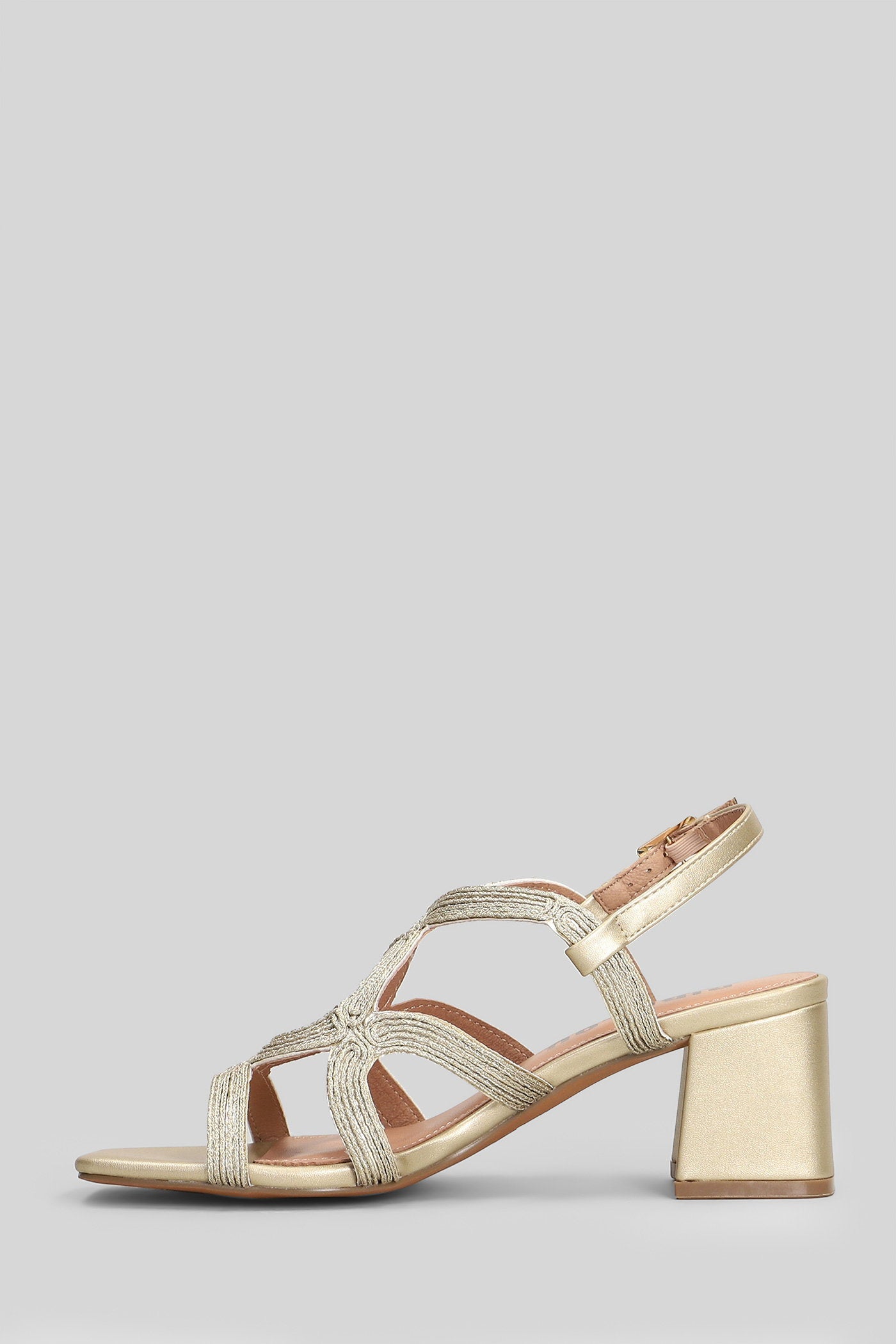 Meli Sandals Gold Leather Scarpe