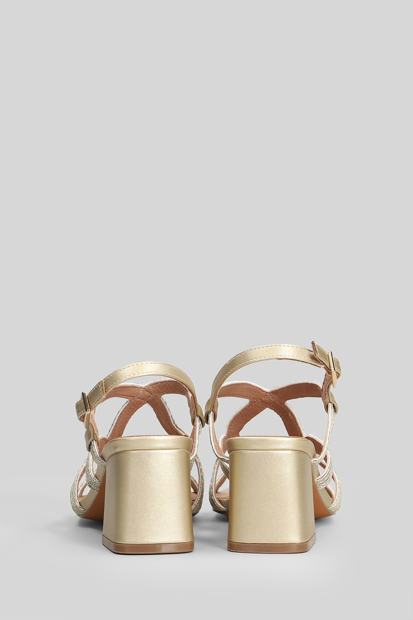 Meli Sandals Gold Leather Scarpe