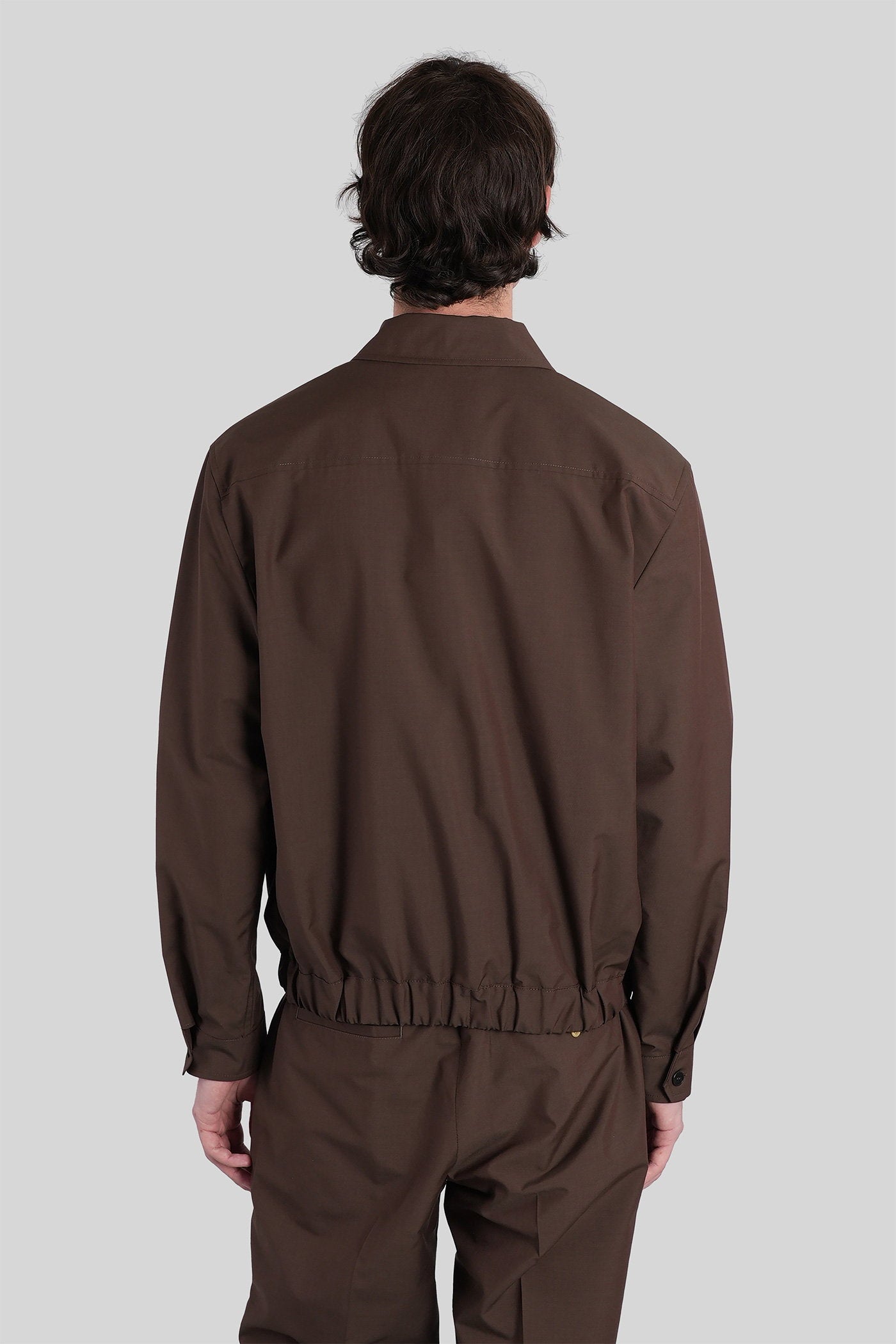 Niko Casual Jacket Brown Wool Abbigliamento