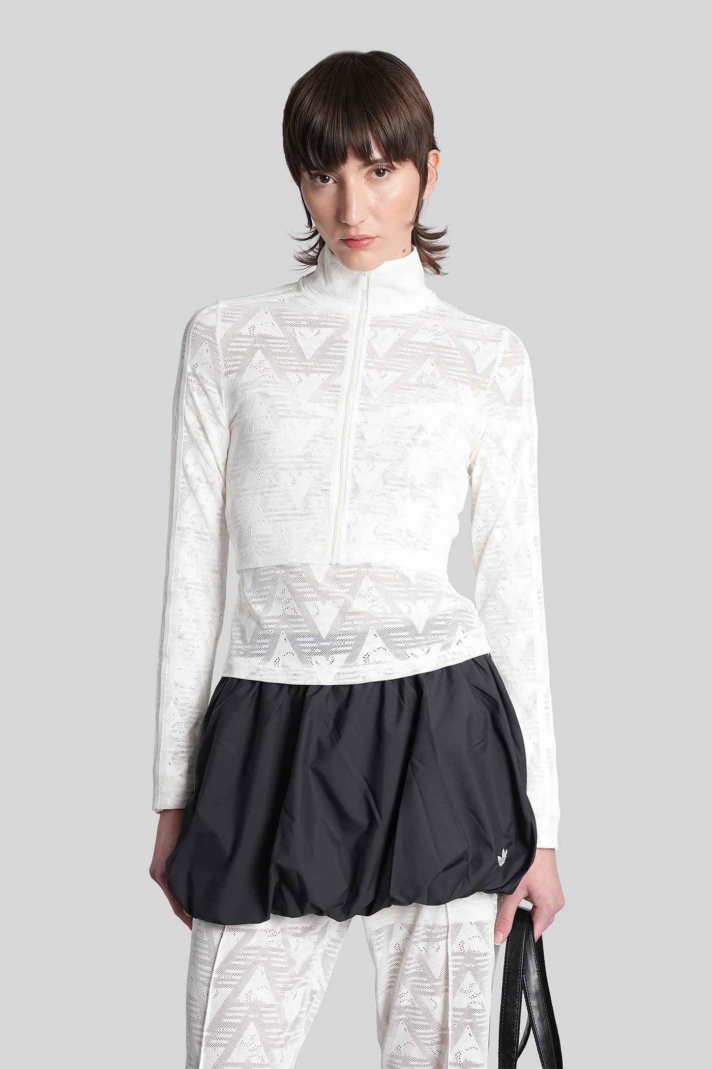 Firebird Lacett Sweatshirt White Polyester Abbigliamento