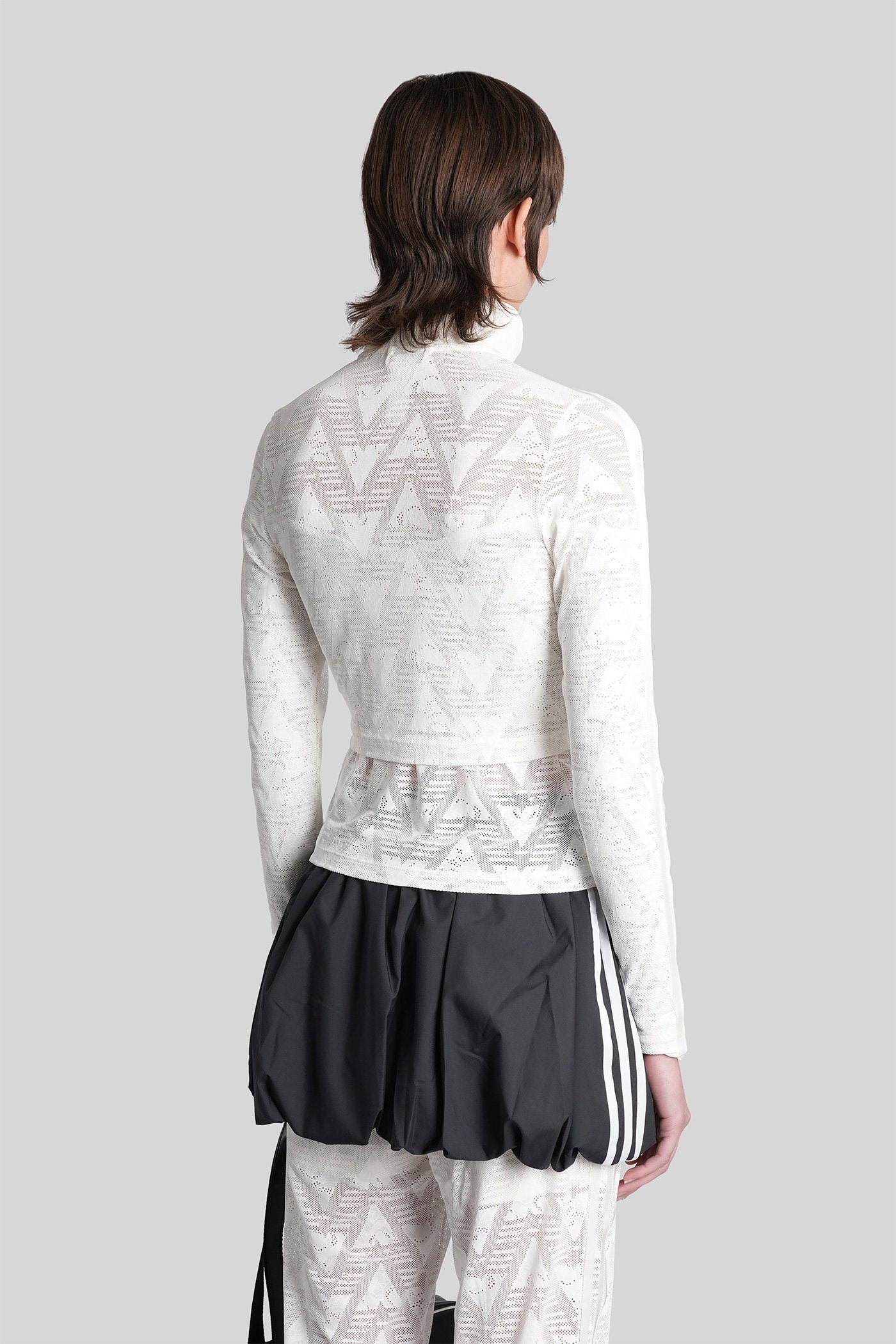 Firebird Lacett Sweatshirt White Polyester Abbigliamento