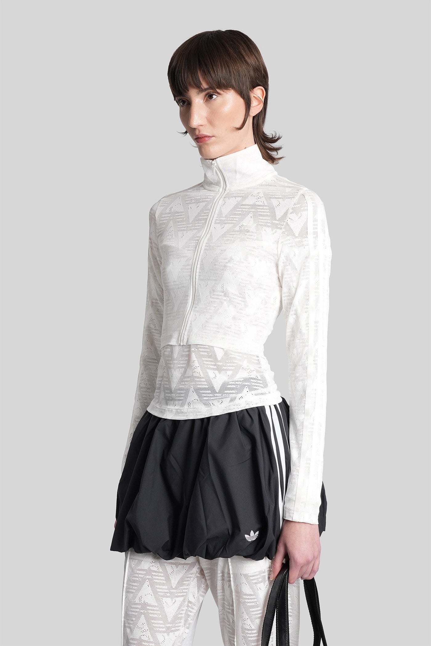 Firebird Lacett Sweatshirt White Polyester Abbigliamento
