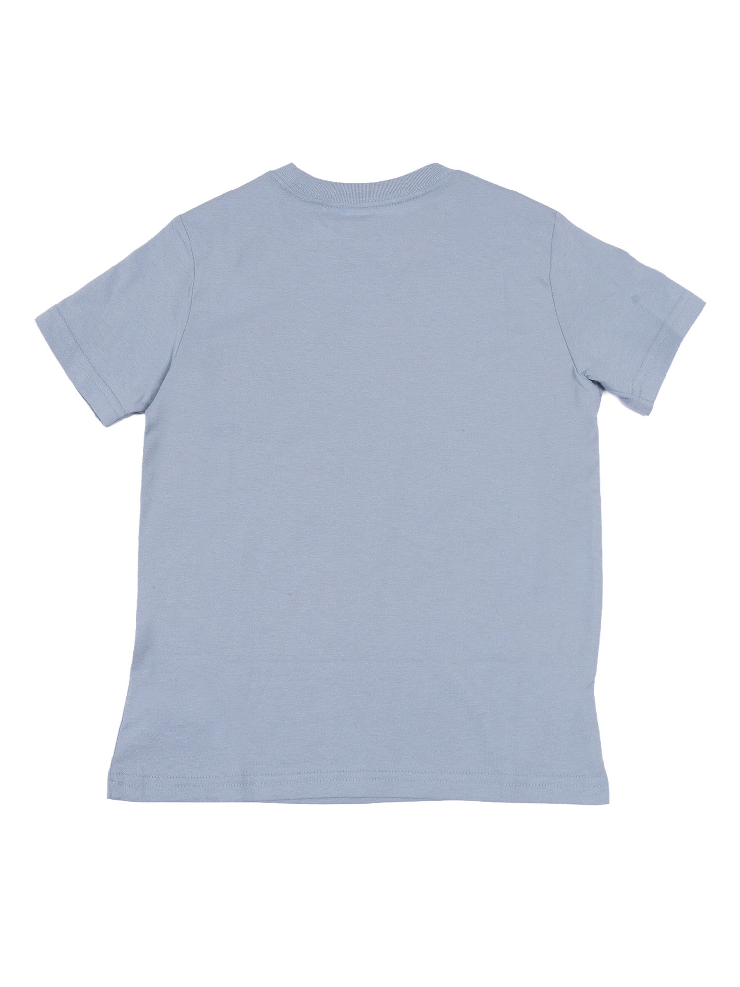 SS CN-TOPS-T-SHIRT Light Blue Cotton Short Sleeves T-shirt
