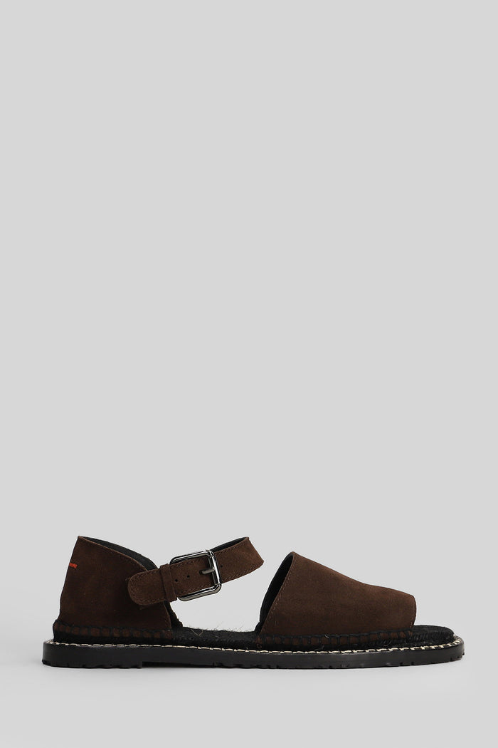 Polly C-186 Flats Brown Suede Scarpe