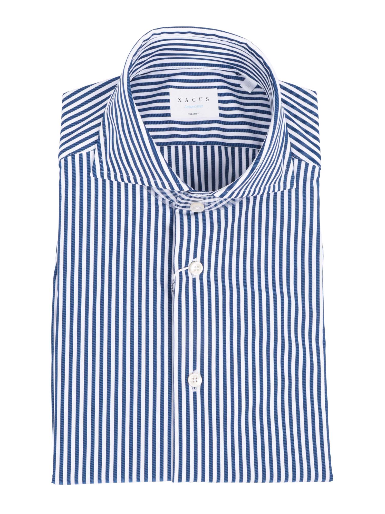 Shirt Blue Polyamide Elastane