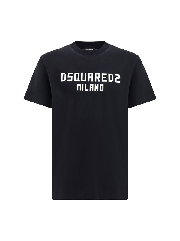 Dsquared2 100% cotton t-shirt in black